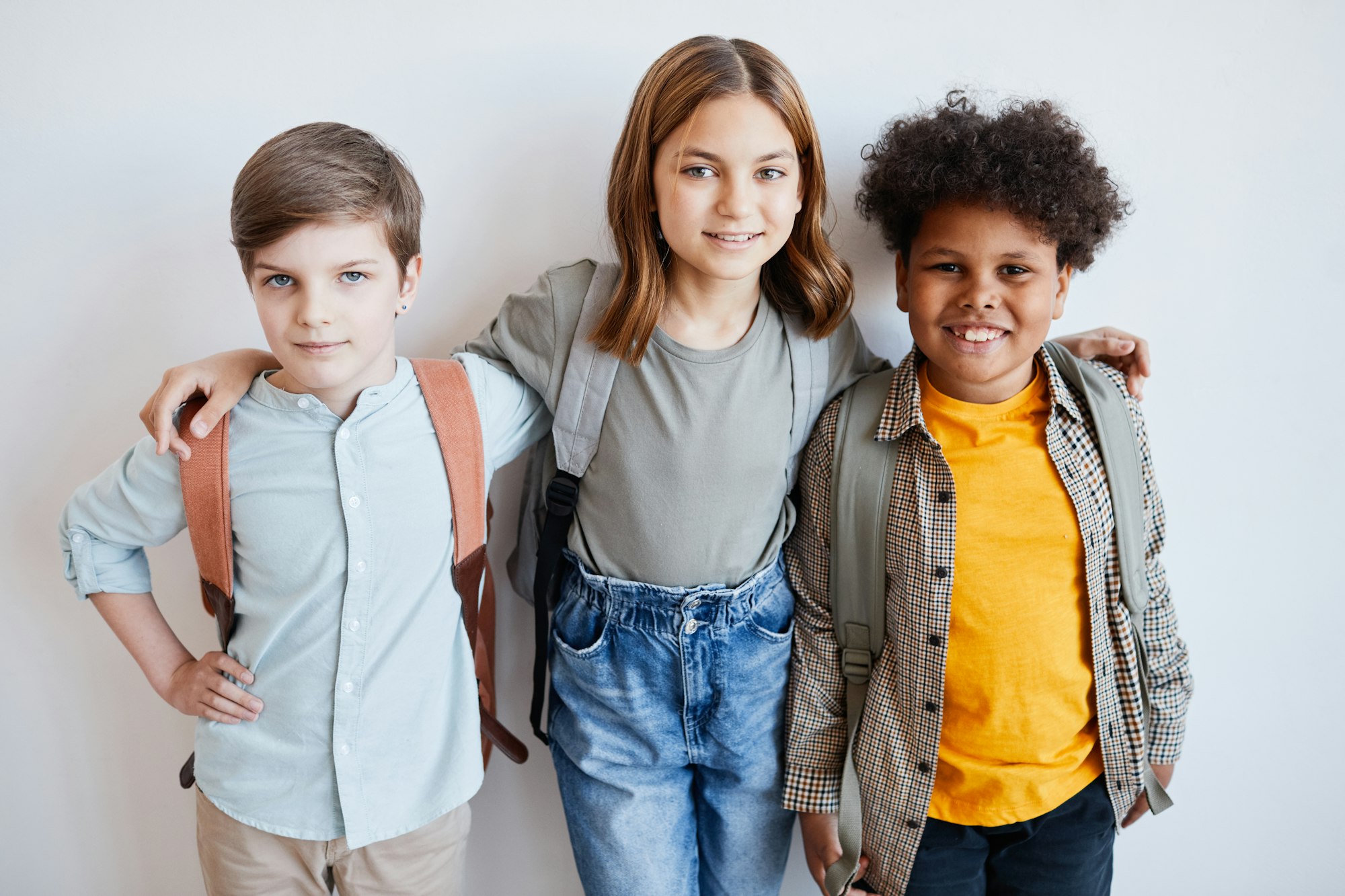 Portrait of Smiling Kids in School